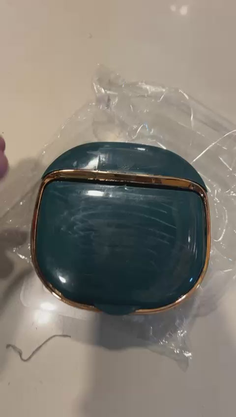 Luxury Soap Holder With Drain Tray – Wall Mounted Soap Case Box Designed To Keep Your Soap Bars Dry And Long Lasting (Random Color)